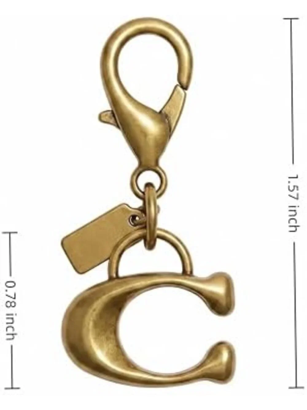 Stylish Gold Bag Charm for Handbags | Chic Purse Chain Accessory